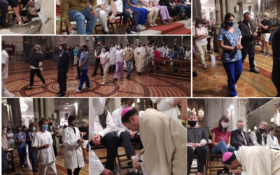 TENEMOS QUE APRENDER A LAVARNOS LOS PIES LOS UNOS A LOS OTROS.