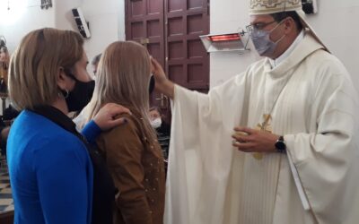 EL PADRE OBISPO VISITÓ LAS COMUNIDADES DE LOBERÍA.