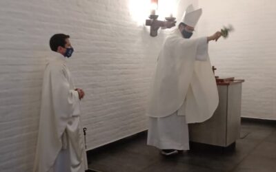 BENDICIÓN DEL CINERARIO PARROQUIAL.