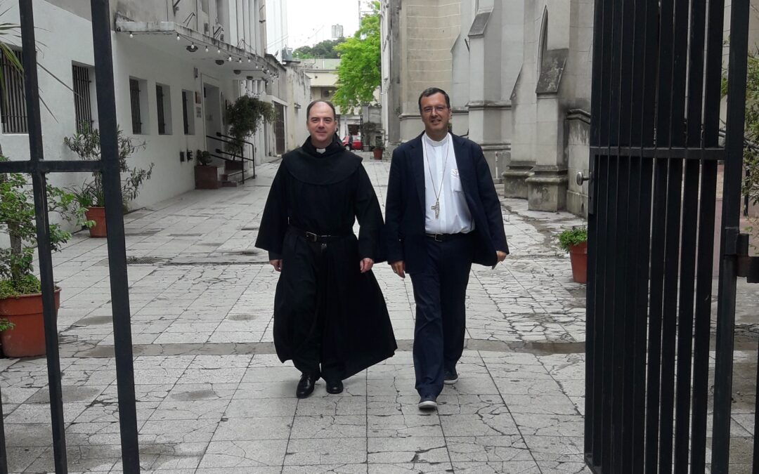 El padre Obispo Gabriel y el auxiliar Darío participan de la Asamblea Plenaria de la CEA.