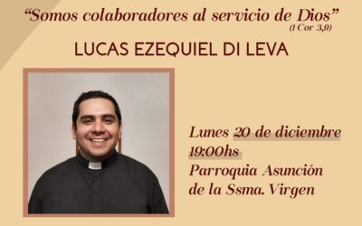 ORDENACIÓN DIACONAL DE LUCAS EZEQUIEL DI LEVA.