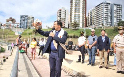 EL OBISPO BENDIJO LAS AGUAS E INAUGURÓ LA TEMPORADA.