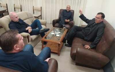 EL OBISPO RECIBIÓ A RODRÍGUEZ LARRETA Y AL INTENDENTE.