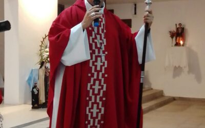 MAR DEL PLATA – PARROQUIA SAN MARCOS – NUESTRO PADRE OBISPO ACOMPAÑO A LA COMUNIDAD EN SU FIESTA PATRONAL