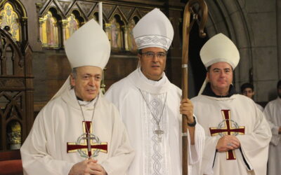 CON SOLEMINDAD Y ALEGRÍA EL OBISPO AGRADECIÓ LOS 25 AÑOS DE FIDELIDAD DEL SEÑOR.