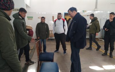 MESTRE VISITÓ LA COOPERATIVA DE TRABAJO DE LA CÁRCEL DE BATAN