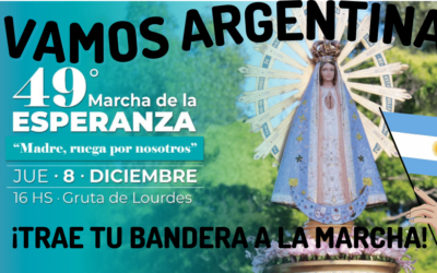 VENI CON TU BANDERA A LA MARCHA DE LA ESPERANZA.