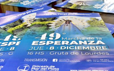 INTENSO TRABAJO DE LOS VOLUNTARIOS PARA LA MARCHA DE LA ESPERANZA.