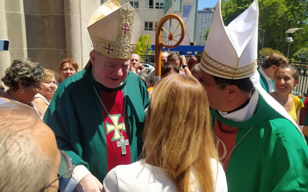 EL NUNCIO APOSTÓLICO S.E.R. MONS. MIROSLAW ADAMCZYK PRESIDIÓ LA EUCARISTÍA EN LA CATEDRAL.