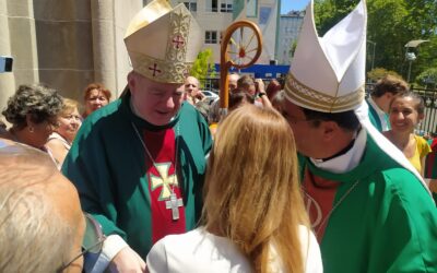 EL NUNCIO APOSTÓLICO S.E.R. MONS. MIROSLAW ADAMCZYK PRESIDIÓ LA EUCARISTÍA EN LA CATEDRAL.
