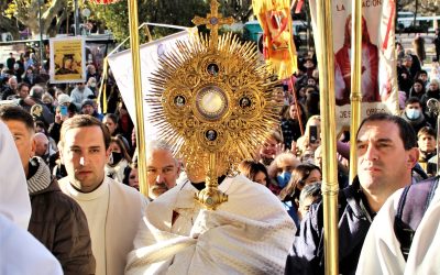SÁBADO DE CORPUS CHRISTI: MISA Y PROCESIÓN.