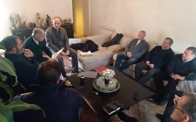 REUNION DEL ADMINISTRADOR DIOCESANO CON EL COLEGIO DE CONSULTORES.