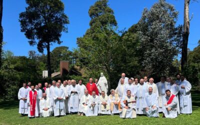 El clero de la diócesis concluyó su semana anual de Ejercicios Espirituales 
