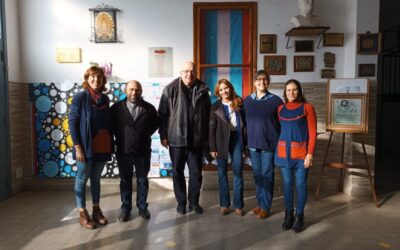 Monseñor Giobando visitó la comunidad educativa de Juan N. Fernandez
