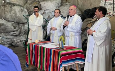 En una Misa con recicladores, el obispo Giobando pidió “reciclar el lenguaje que nos divide”