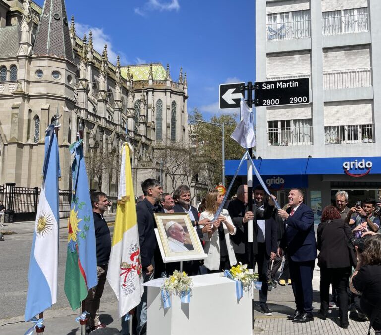 El Papa Francisco ya tiene su calle en Mar del Plata
