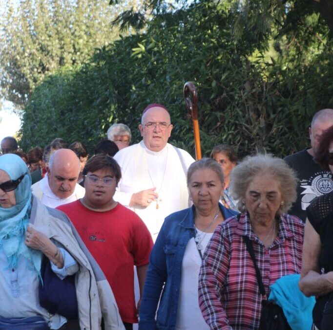 Gran devoción en el Santuario Jesús Misericordioso