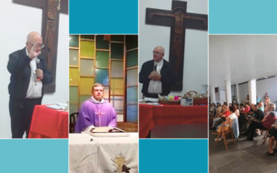 MONSEÑOR GIOBANDO VISITÓ LA SEDE DEL MOVIMIENTO CURSILLOS DE CRISTIANDAD (MCC)