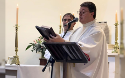 El padre Ariel Sueiro celebró sus 25 años de sacerdocio 