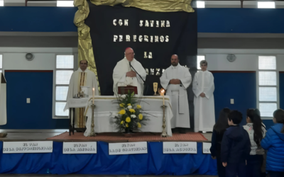 La comunidad educativa del Divino Rostro celebró con procesión y Misa a la Beata Savina Petrilli