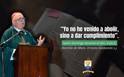 Domingo sexto durante el año. Ciclo A.“Yo no he venido a abolir, sino a dar cumplimiento”.