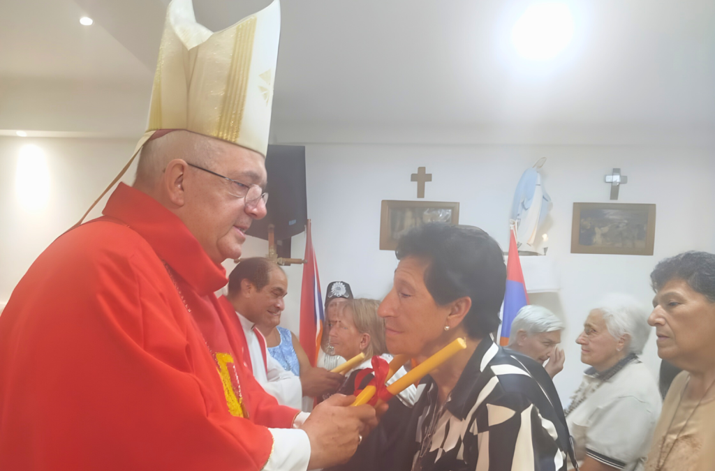 El obispo presidió la Misa en la festividad de San Blas