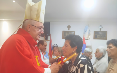 El obispo presidió la Misa en la festividad de San Blas