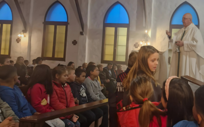 Visita del Obispo a la localidad de Vivoratá 