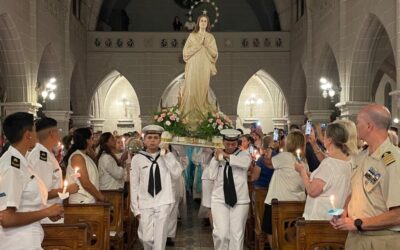 Gran fervor y devoción en la festividad de la Virgen Stella Maris
