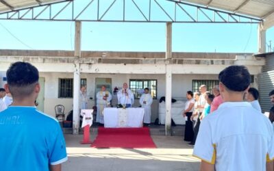 El Obispo llevó el mensaje de la Navidad a unidades del Complejo Penitenciario de Batán y a la Casa de Libertad y Misericordia