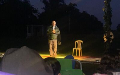 Navidad Junto al Lago: Mons. Ernesto Giobando dio la bendición e invitó a ser protagonistas del encuentro con Jesús