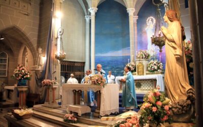 Con gran devoción, se celebró a la Virgen Stella Maris
