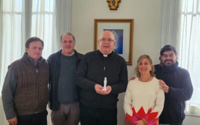 El Obispo recibió a dirigentes del Movimiento Cristiano para Gente de Rugby