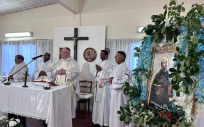 La comunidad de San Ignacio de Loyola celebró su fiesta patronal junto al Obispo diocesano