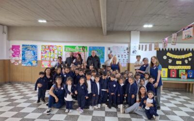 Visita pastoral del obispo al colegio Nuestra Señora del Camino