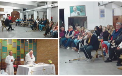 Monseñor Giobando conversó sobre Santa Mama Antula junto a los Cursillistas