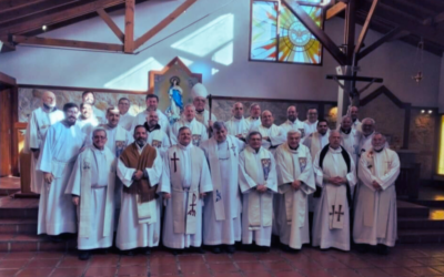 El padre Pablo Bosisio celebró sus bodas de plata sacerdotales en Villa Gesell